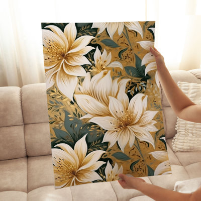 «Floral Flowers III», reproduction d'art moderne sans cadre