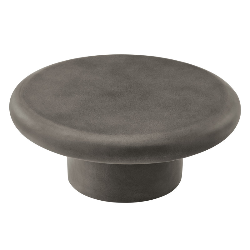 Argos Round 33.86'' Outdoor Coffee Table, Gray