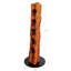 Belfry Kitchen - Rustic wine stand, wine rack, wine holder Made of solid wood; Made by hand For 5 bottles of wine; Height 78 Cm, Diameter 30 Cm; Driftwood look; Country style; Decorative unique specimen-1161674231
