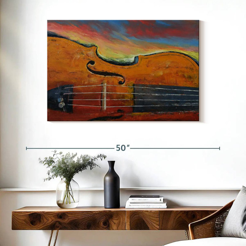 Abarca A Violin, H 26 po x l 39 po