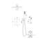 Topcraft 10-Inch Wall Mounted Square Shower System With Rough-In Valve