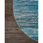Tapis contemporain Araceli de couleur bleu océan-69563667