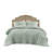 Elise Sage Puffy Floral Boho 3-Piece King Comforter Set-116033551-116033550