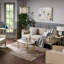 Table de bout - terrasse en marbre blanc avec pieds en métal doré radiant, accessoire de maison élégant, plateau à assembler