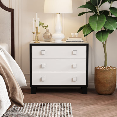 3-Drawer Nightstand With Modern Design by Latitude Run