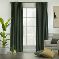 Fine Velvet Forest Green Curtains
