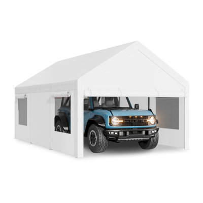 10 Ft. W X 20 Ft. D Heavy Duty Carport Portable Garage