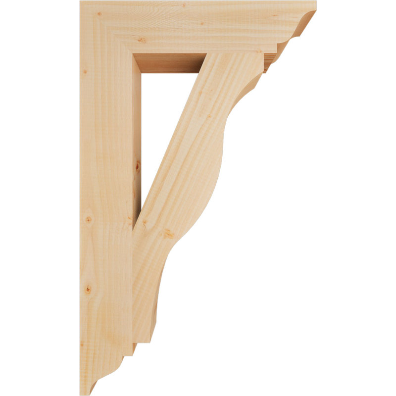Support traditionnel Funston, Douglas, Lisse, H 30 po x l 3,5 po x P 18 po