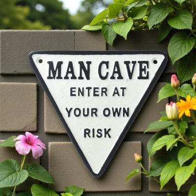 Eilers Cast Iron Man Cave Wall Sign