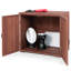 FORCLOVER 30'' W Solid Wood Fir Cabinet Deck Box in Brown