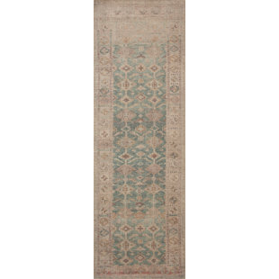 Tapis turquoise / sable Angela Rose x Loloi Aubrey