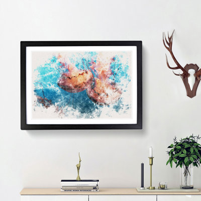 Pink Jellyfish - Framed Print