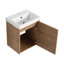 Meuble-lavabo flottant mural avec lavabo en céramique-73486539