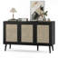 Buffet buffet avec 3 portes en rotin-1864140-21562518