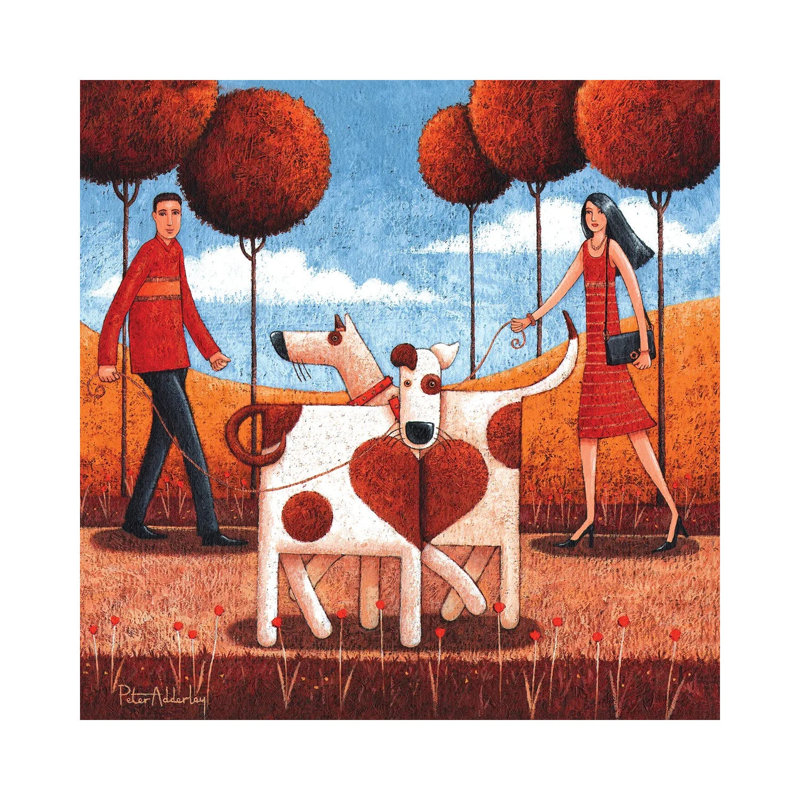 It Must Be Love by Peter Adderley - Wrapped Canvas Gallery-Wrapped Canvas Giclée, 30.48 cm H x 30.48 cm W