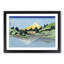 Mount Fuji Reflection by Katsushika Hokusai - Picture Frame Painting Print-55582228-55582232