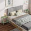 Ensemble de 2 tables d'appoint avec station de recharge, tables de chevet compactes pour chambre et salon