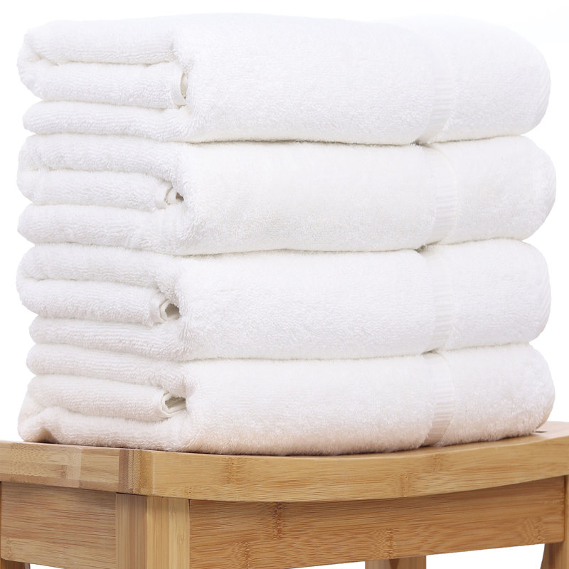 Super Plush Bath Towel, White