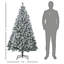 Grand arbre de Noël artificiel pré-éclairé-325849549