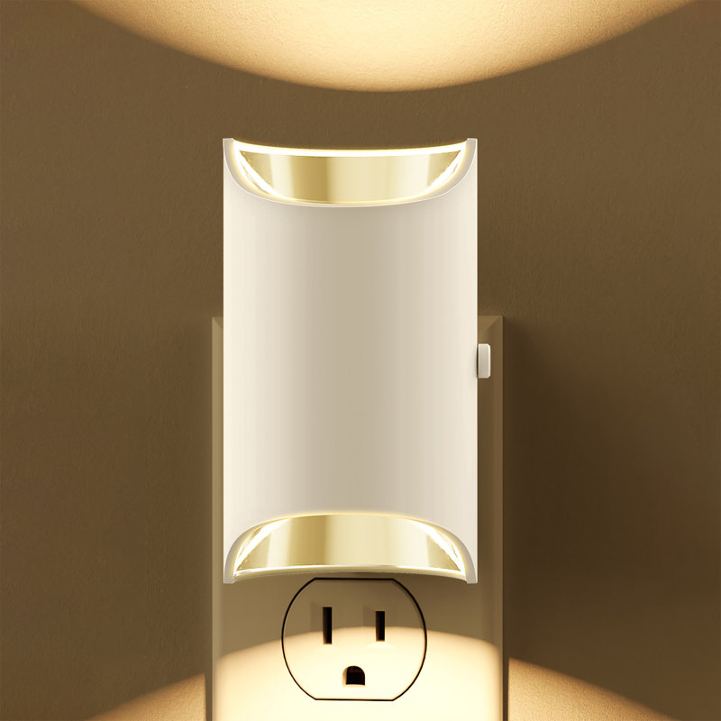 Dimmable Plug Into Wall Sconce, LED Night Light