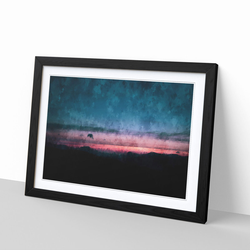 The Lake District - Picture Frame Painting Print, 62cm H x 87cm W x 2cm D, Black Framed