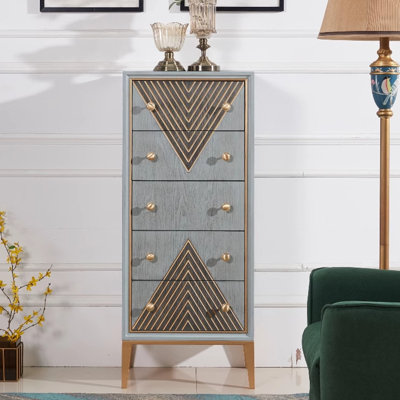 Luxury 5-Drawer Accent Chest