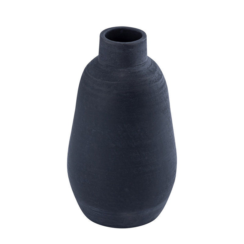 Vase à bouteille en terre cuite