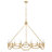 Elegant 45 in. 12-Light Scrollwork Chandelier