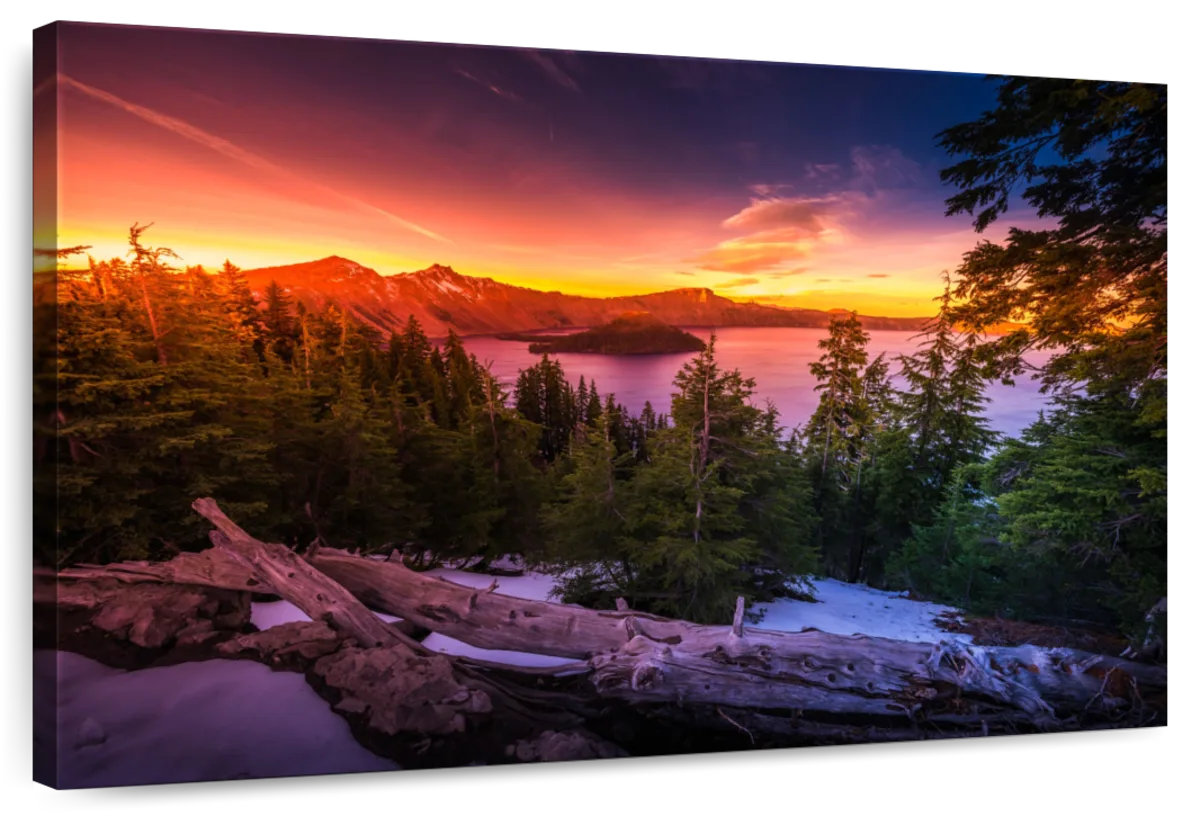 Millwood Pines Alvord Majestic Crater Lake Sunset | Wayfair