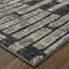 Rohon Transitional Geometric, Grey/Black/Ivory, 10'-2" X 13'-9" Area Rug-804987591