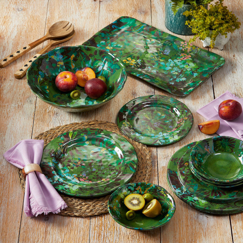 Botanica Melamine Serving Bowl
