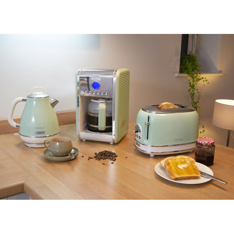 Ariete Vintage 1.7L Electric Kettle, Green