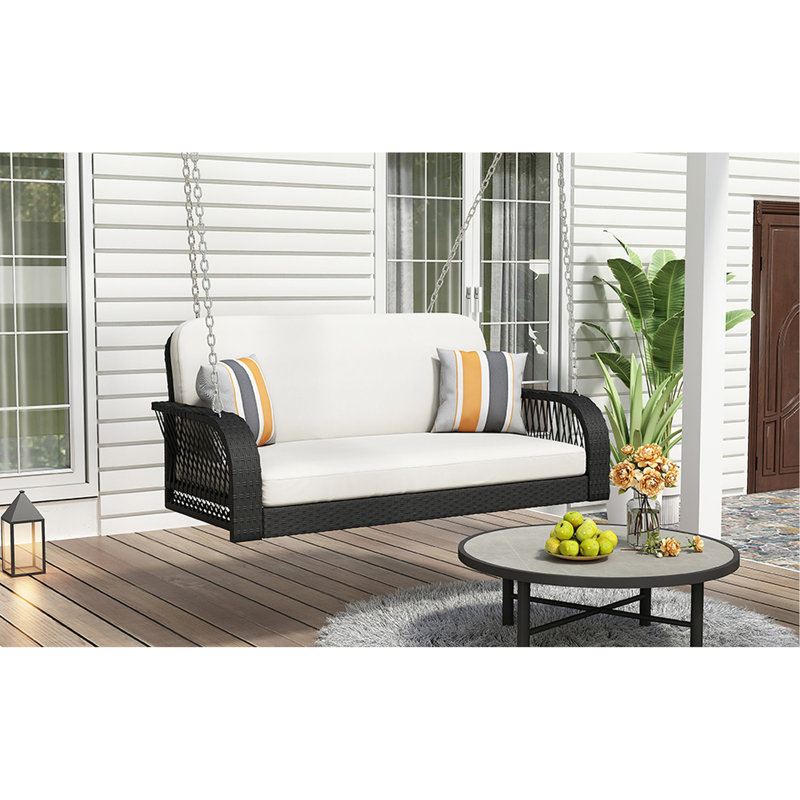 Balancelle Go Pe Porch avec eau - Housses et coussins - Patio amovible pour un entretien facile du mobilier d'extérieur