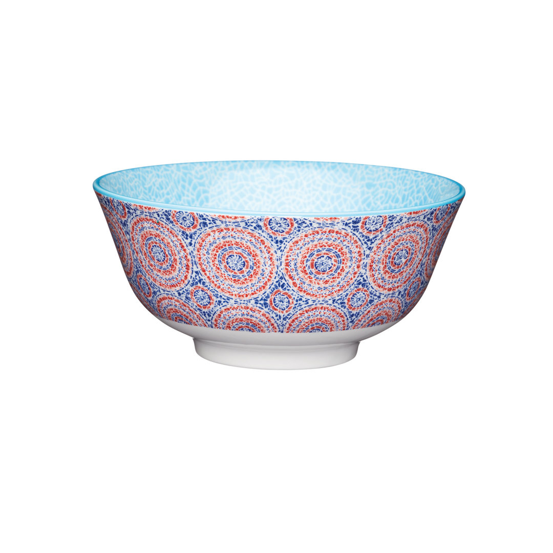 500ml Glazed Stoneware Mosaic Soup Bowl