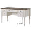 Meuble-lavabo rustique blanc avec 5 tiroirs, station de charge, armoire arrière et tablette ouverte, sans miroir, 56 po-1282464089