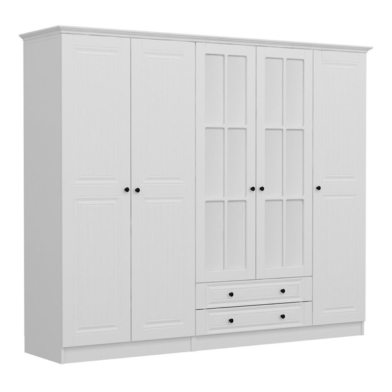Rashay 100% MELAMINE COATED PARTICLE BOARD Wardrobe