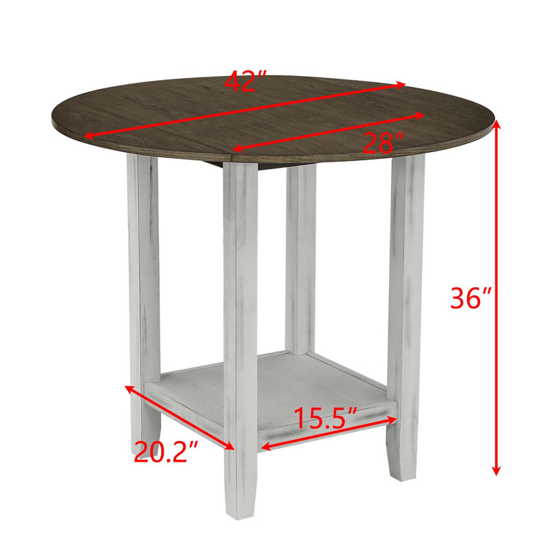 Space-saving Foldable Dining Table Set For Four - Perfect For Small Spaces