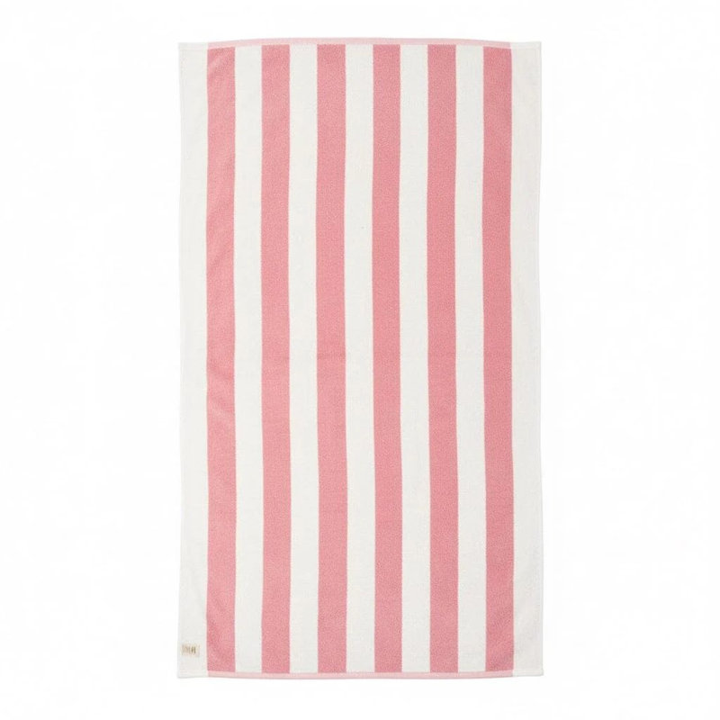 Beach Towel, Crew Pink Striped