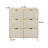 Rattan 6 Door Shoe Rack
