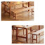 Table de salle à manger élégante en bois massif-957236704