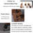 Jaelah 45.3'' Solid Wood Rolling Clothing Rack