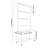 4-Tier Champagne Display Stand With Storage Rack