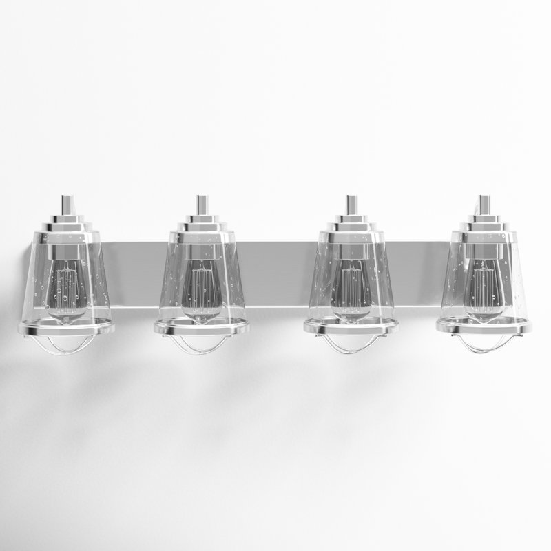Akshay - Light Dimmable Vanity Light, Chrome, 4