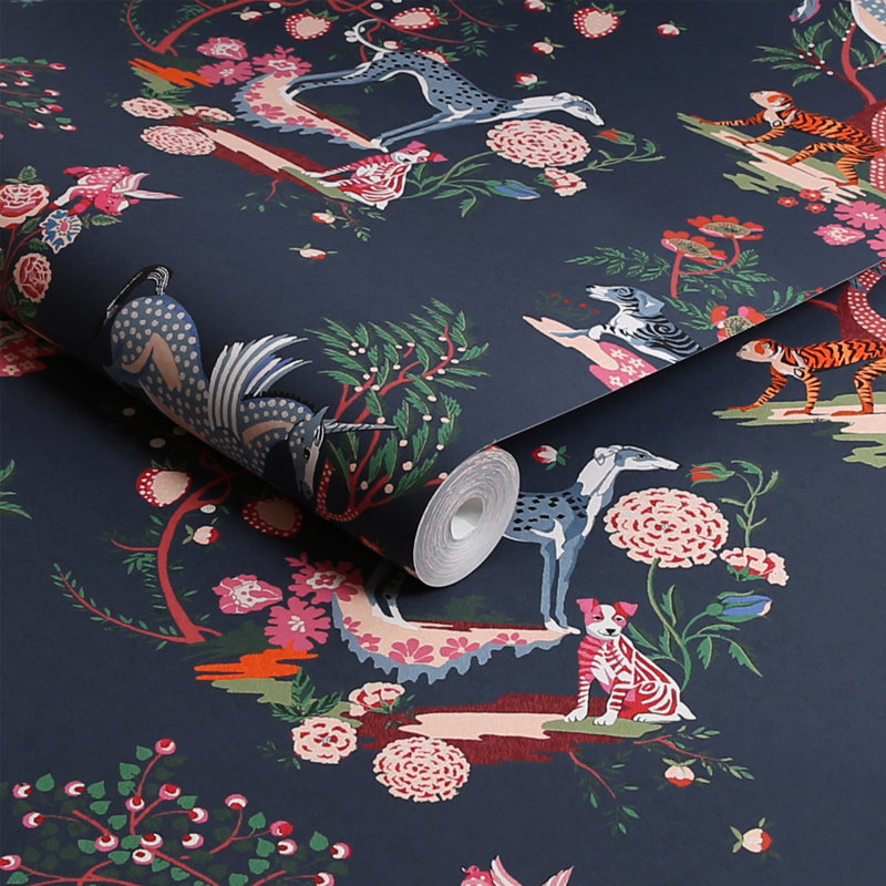 Cath Kidston Painted Kingdom Navy, Blue