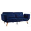 Futon canapé-lit avec accoudoirs réglables, réglable-664409889