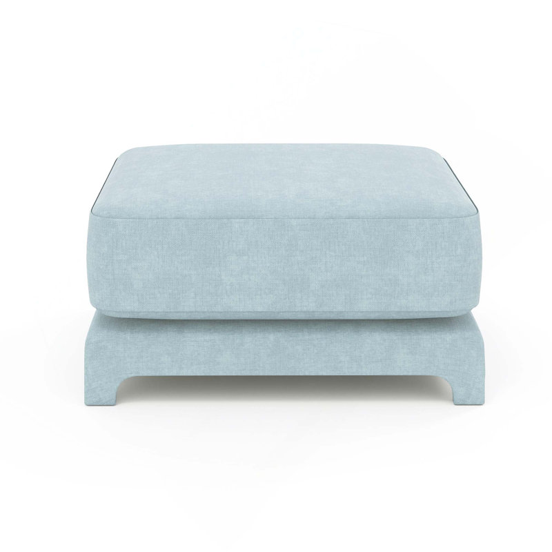 Repose-pieds rembourré Soft Elegent, Blue