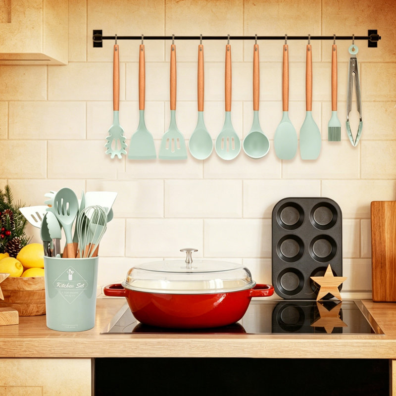 Skyicei L 23 Utensil Set, Green