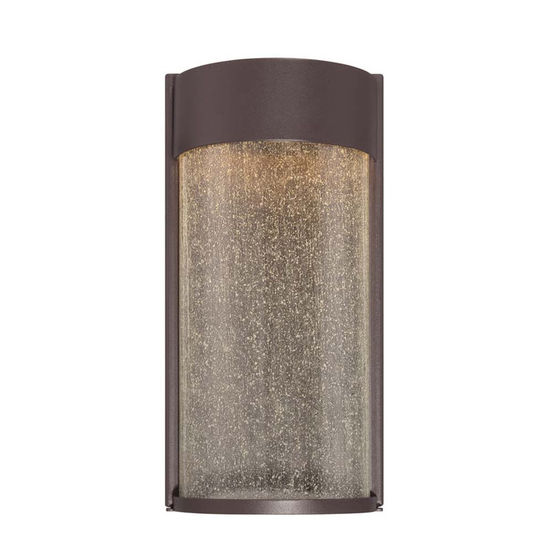 Plafonnier d'extérieur Rain, Bronze, H 12 po x l 6 po x P 3,25 po