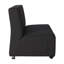 Canapé mobile sans accoudoirs avec panneau technique Pro Series - noir / cramoisi-102905289