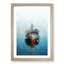 A Tethered Boat In Abstract - Single Picture Frame Painting-55457251-55457247